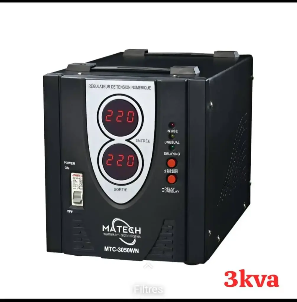 RÉGULATEUR DE TENSION MATECH NUMÉRIQUE 3050VA