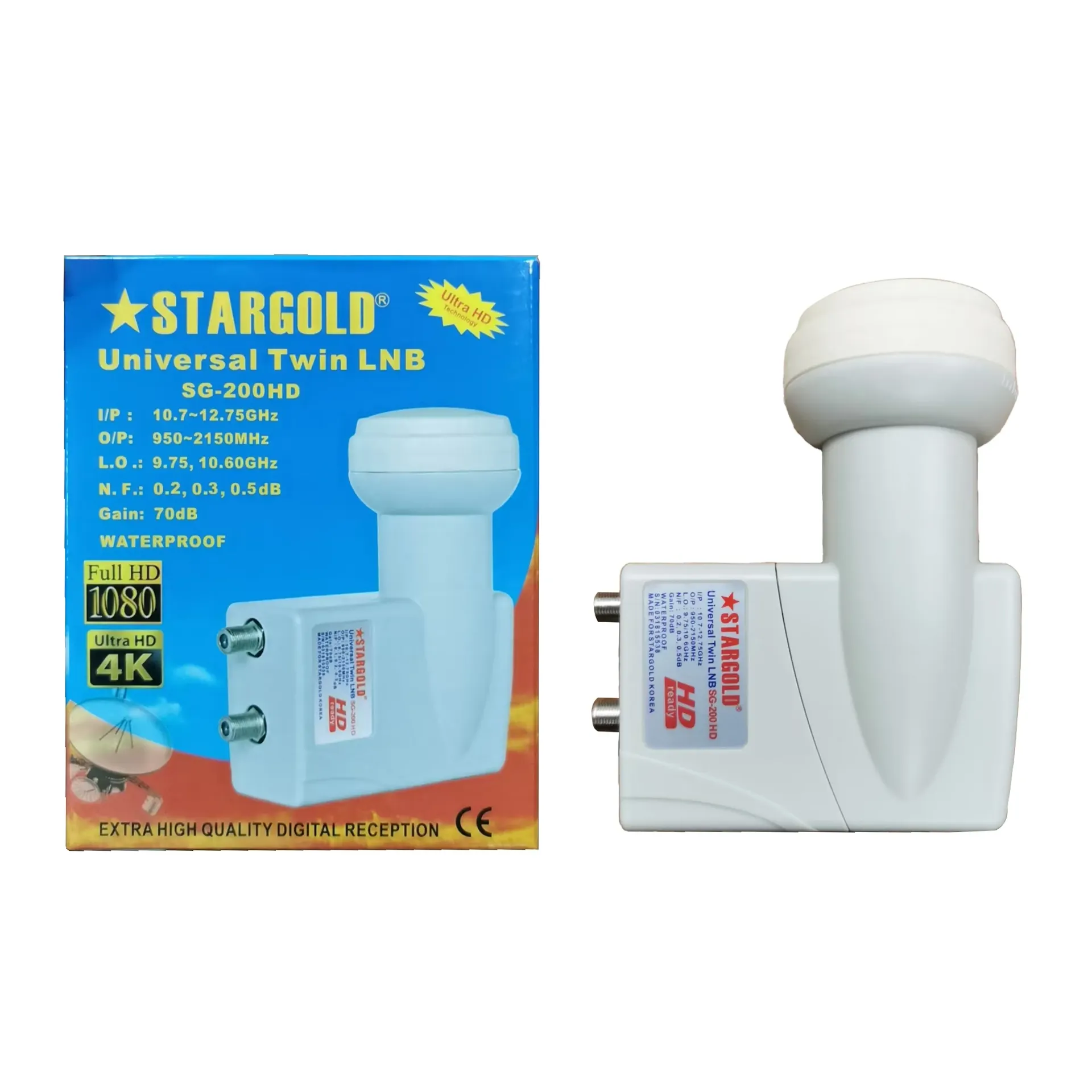 tête LNB Ku 2 sorties stargold