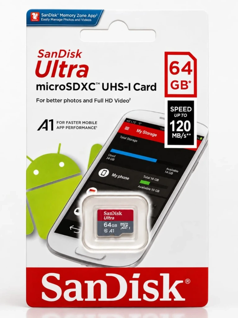 carte mémoire ou multimédia 64gb SanDisK