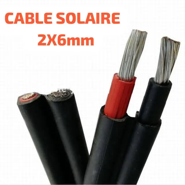 Câble solaire 2×6mm