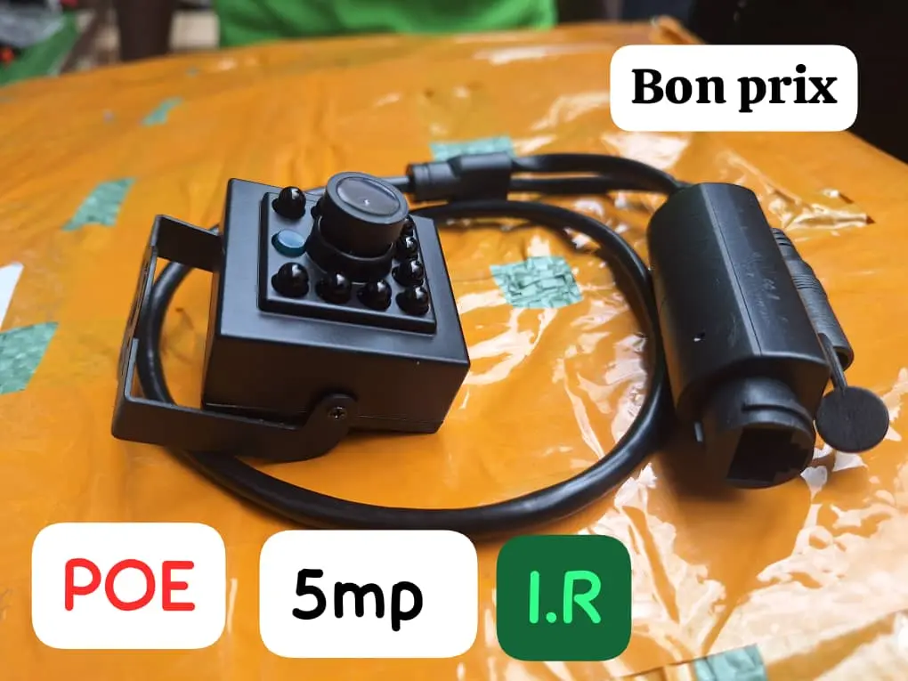 Caméra espion ip PoE 5mp