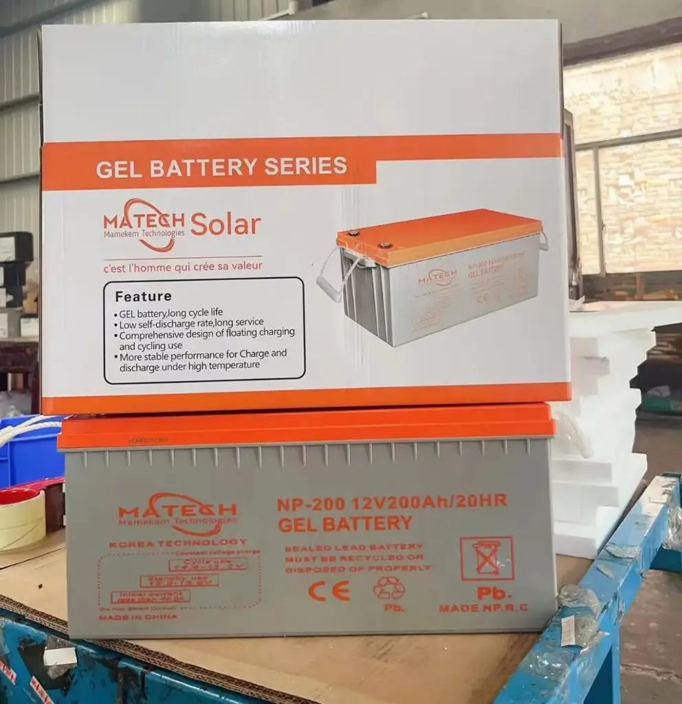 Batterie solaire 200A