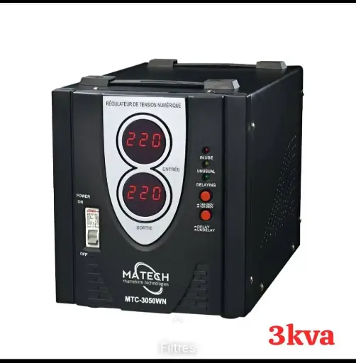RÉGULATEUR DE TENSION MATECH NUMÉRIQUE 3050VA