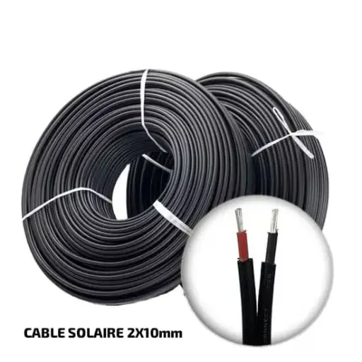 Câble solaire 2×10mm