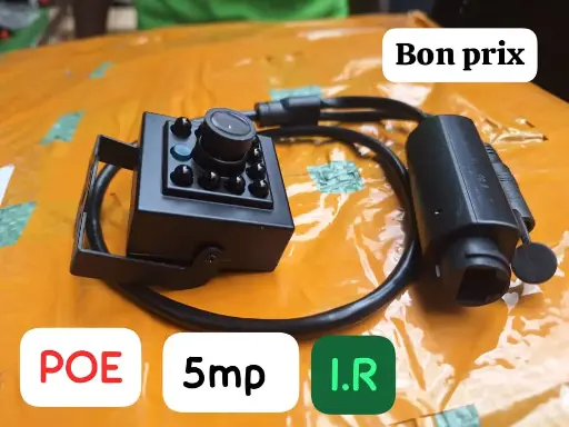 Caméra espion ip PoE 5mp